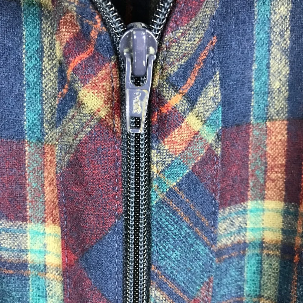 VTG 60s Pendleton Jacket XL Men Wool Bomber Coat Ricky Plaid Tartan‎ Fisherman